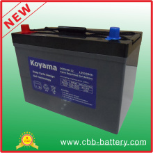 Batterie profonde de gel de cycle de 12V 100ah pour le véhicule de loisirs